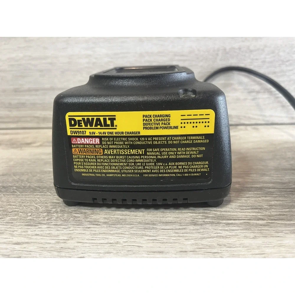 Genuine Dewalt‎ DW9107 9.6V-14.4V One Hour Battery Charger Only OEM